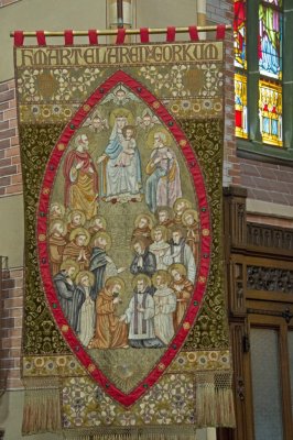 Den Haag RK Sint-Jacobus de Meerderekerk [011], 2015 7743 vaandel.jpg