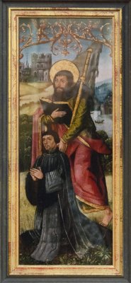 Den Haag RK Sint-Jacobus de Meerderekerk [011], 2015 7760 schilderij naamheilige.jpg