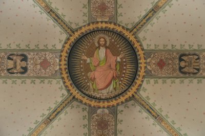 Den Haag RK Sint-Jacobus de Meerderekerk [011], 2015 7778 plafond viering.jpg