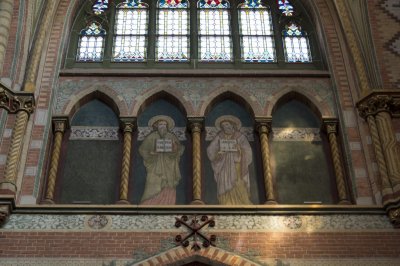 Den Haag RK Sint-Jacobus de Meerderekerk [011], 2015 7796 narthex noordzijde.jpg