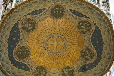 Den Haag RK Sint-Jacobus de Meerderekerk [011], 2015 7806 preekstoel.jpg