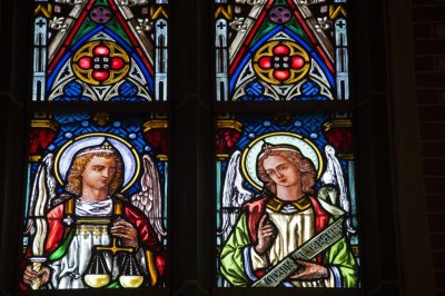 Den Haag RK Sint-Jacobus de Meerderekerk [011], 2015 7808 glas in lood raam.jpg