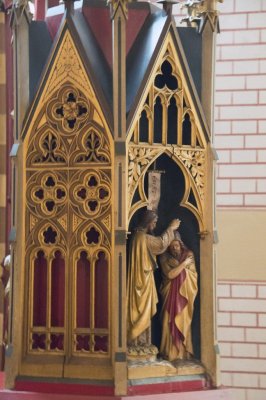 Den Haag RK Sint-Jacobus de Meerderekerk [011], 2015 7815 doopvont.jpg