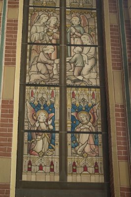 Den Haag RK Sint-Jacobus de Meerderekerk [011], 2015 7817 schildering in doopkapel.jpg