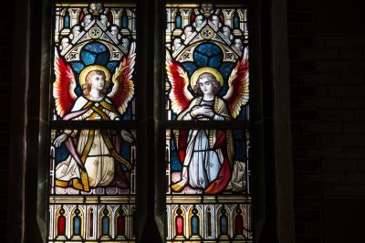 Den Haag RK Sint-Jacobus de Meerderekerk [011], 2015 7827 glas in lood raam.jpg