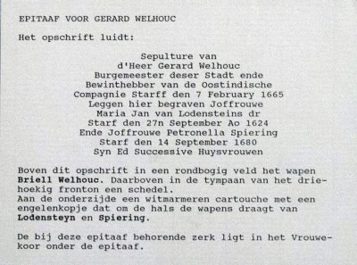 Delft, prot gem Oude Kerk [011], 2015 7944 ad epitaaf Gerard Welhouc.jpg