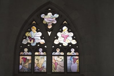 Nijmegen, prot gem Stevenskerk raampartij [011], 2015 8110.jpg