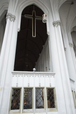 Nijmegen, prot gem Stevenskerk uit kooromgang richting orgel [011], 2015 8060.jpg