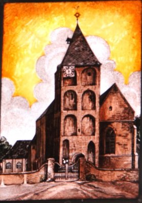 Rijssen, kerktoren ingestort 1826 (raam Rijksmuseum Enschede).jpg