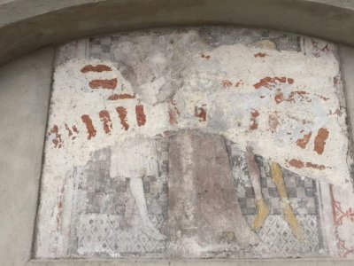 Zwolle, Grote of st. Michalskerk Wandschildering [011], 2015 2089.JPG