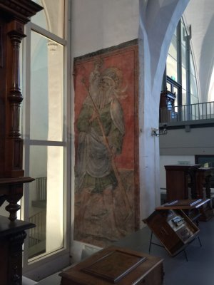 Utrecht, Voorm Prot Buurkerk Mus Speelklok fresco Christoffel [011], 2016.jpg2479.JPG