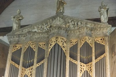 Amsterdam, Nieuwe kerk Grote orgel Fronton [011] 2016 8186.jpg