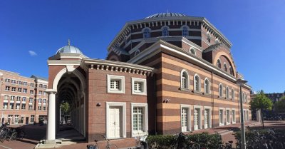 Amsterdam, Ayasofya Camii of Westermoskee 03, Turks [011] 2016 2642 panorama.jpg