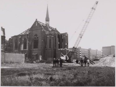 Amsterdam, RK st Annakerk Wittenburgergracht (afbraak), 1978 (Ben de Rooij).jpg