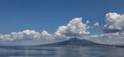 And Vesuvius from Sorrento
