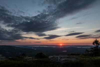 We went up on Cadillac Mountain to catch the sunset