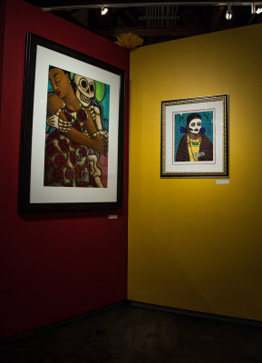 the Day of the Dead exhibition....