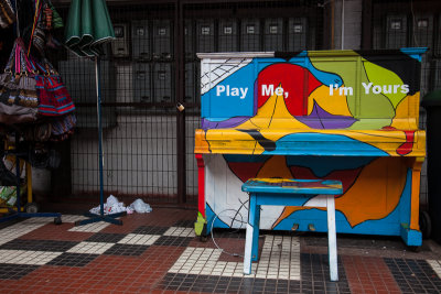 Pianos like this were all over La Serena - except you couldn't play them