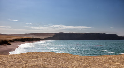 Playa Roja Beach - and it was red sand