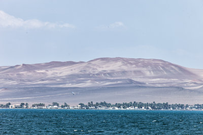 The Paracas across the bay from the ship