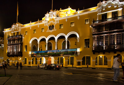 This is the Lima Municipal Council building
