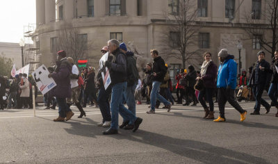 A very diverse crowd