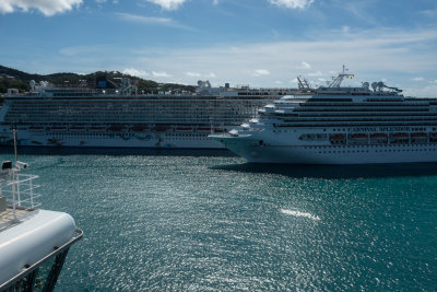Ever see a cruise ship parallel park?