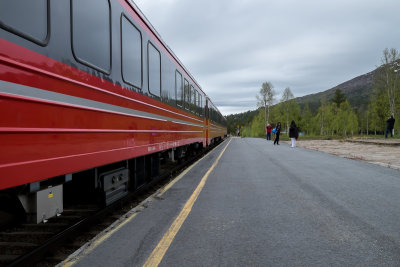 We then took the Rauma Railway to Dombas, Norway