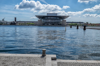 Copenhagen Opera House from across the harbor
