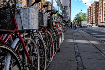 Street parking in Copenhagen 