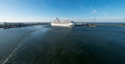 Carnival and Royal Caribbean use the port also