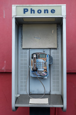 Often used telephone near by
