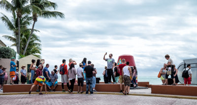 To take a selfie at the Southern most point marker