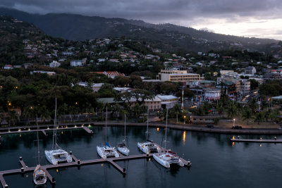 Papeete at dusk