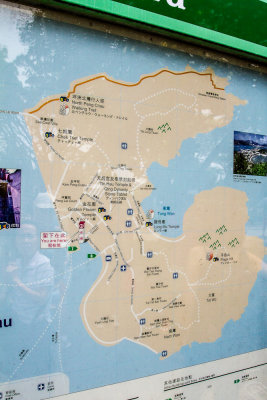 map of Peng Chau Island 