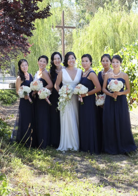 Staph and her bridesmaids 