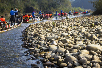 Bamboo Rafting 