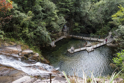 Garden inside Longchuan Grand Canyon  