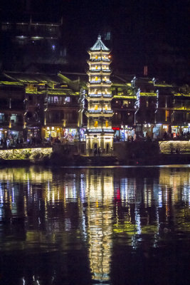 Pagoda by Tuo Jiang River 