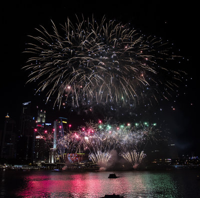 Fireworks@Marina Bay Sands 