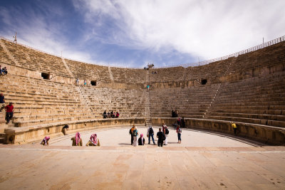 Jerash - Inside the Roman Theater 
