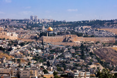 Jerusalem Seen From Hass Promonade
