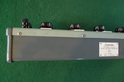 Cambridge AC/DC resistance box 0.1
