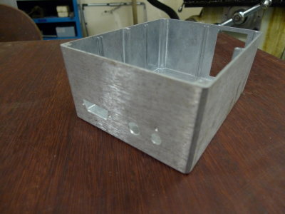Hole cutting.
