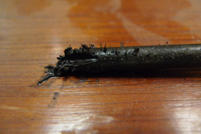 Magnetic screw driver is a good tool when cleaning a sludge trap