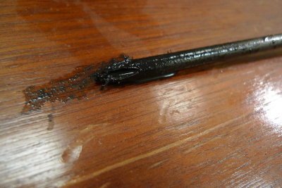Magnetic screw driver is a good tool when cleaning a sludge trap