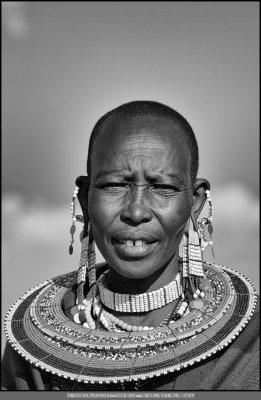 Female Maasai_4 B&W.jpg