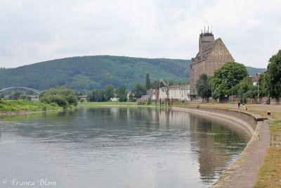 Langs de rivier de Weser