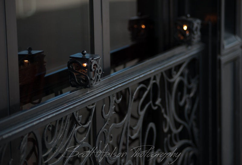Railing and Candles