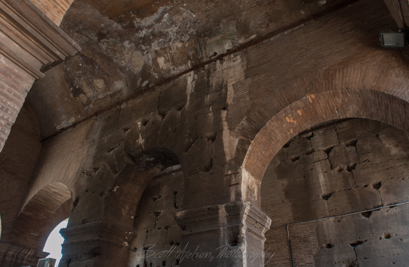 The Colosseum Showing its age